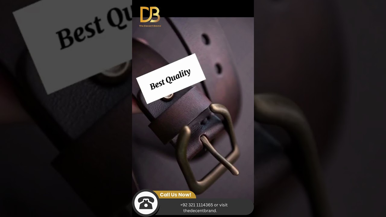 Leather Belt || High Quality || Manufacturer