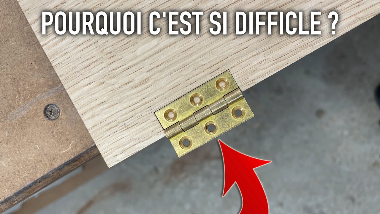 2 MÉTHODES SIMPLES ET EFFICACES POUR INSTALLER DES CHARNIÈRES