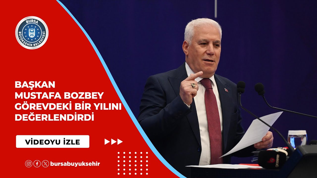 🎥 CANLI | BBB Başkanımız Mustafa Bozbey, Bursa’da değişimin ilk yılını anlatıyor #BirlikteBaşardık