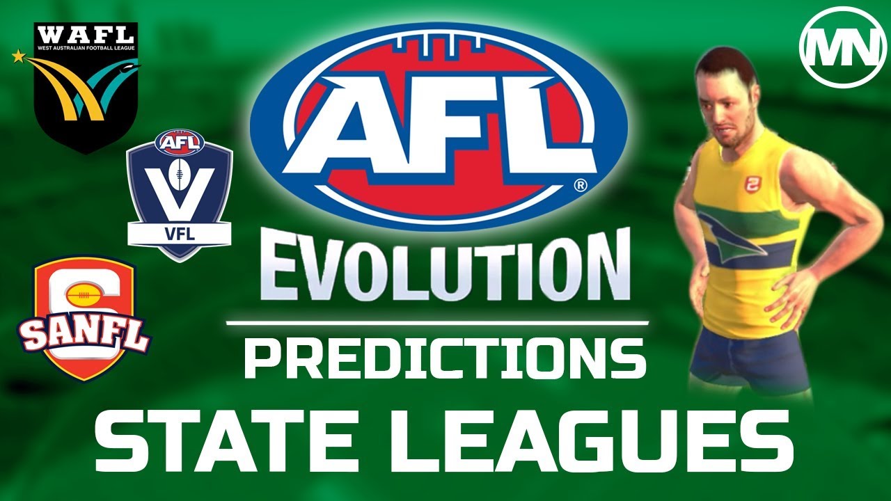 AFL Evolution Predicts State League Footy