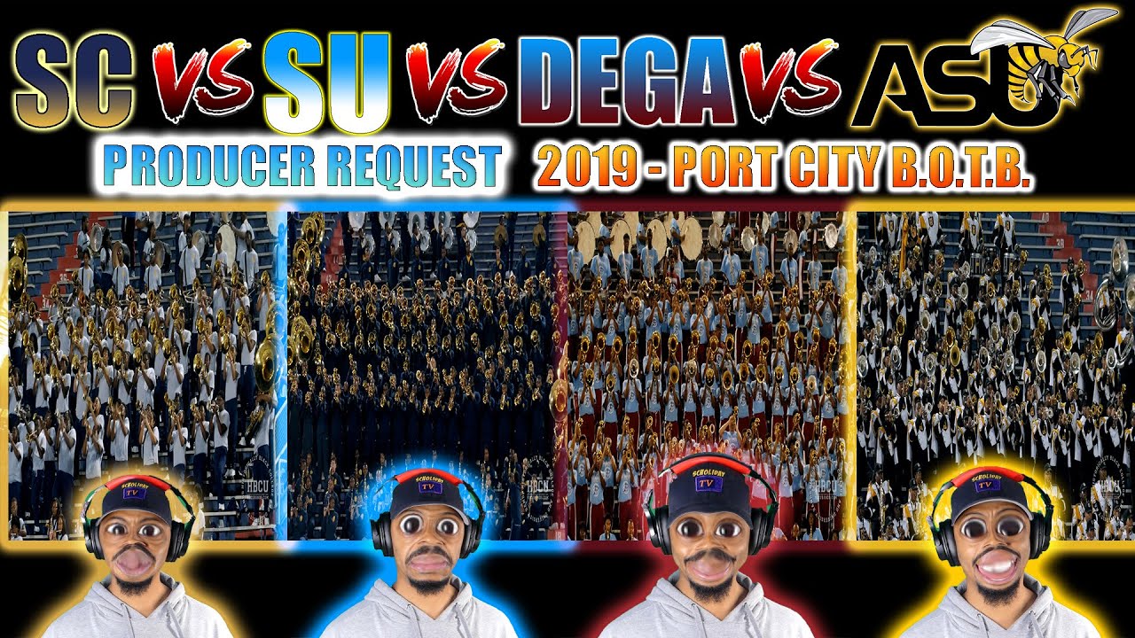 STILLMAN vs SOUTHERN vs DEGA vs ASU 2019 PORT CITY BOTB SC SU TC ASU REACTION REVIEW SCHOLIDAY