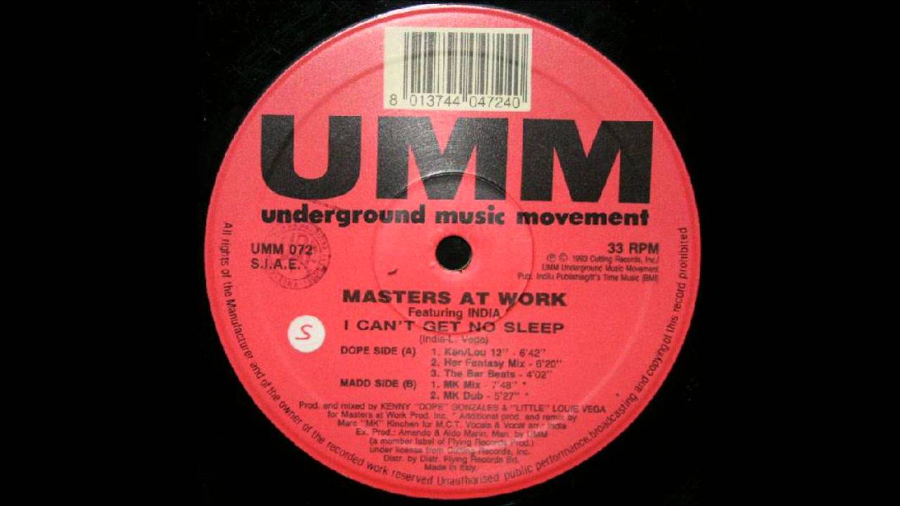 Masters At Work - I Cant Get No Sleep (MK Mix)