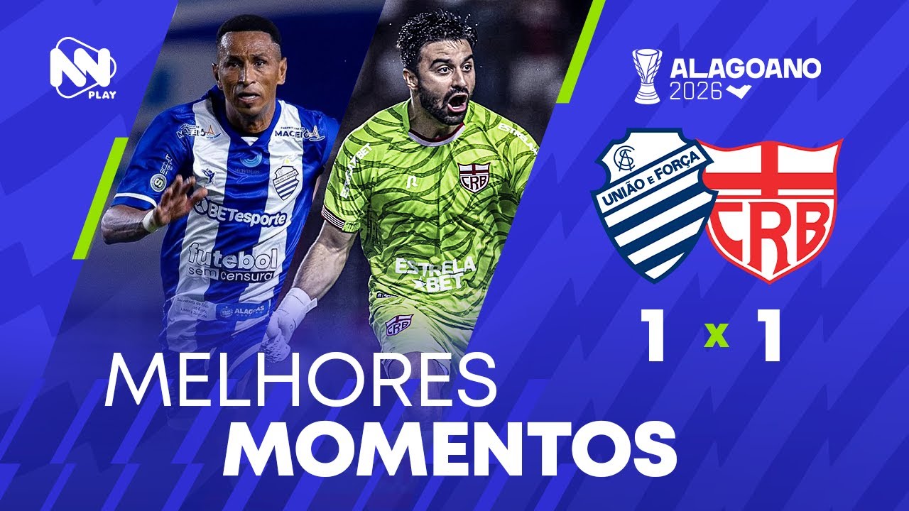 Melhores momentos COMPLETO - CSA 1 x 1 CRB | Campeonato Alagoano 2026