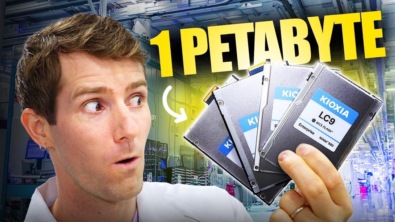 A Petabyte in the Palm of My Hand - Kioxia Factory Tour