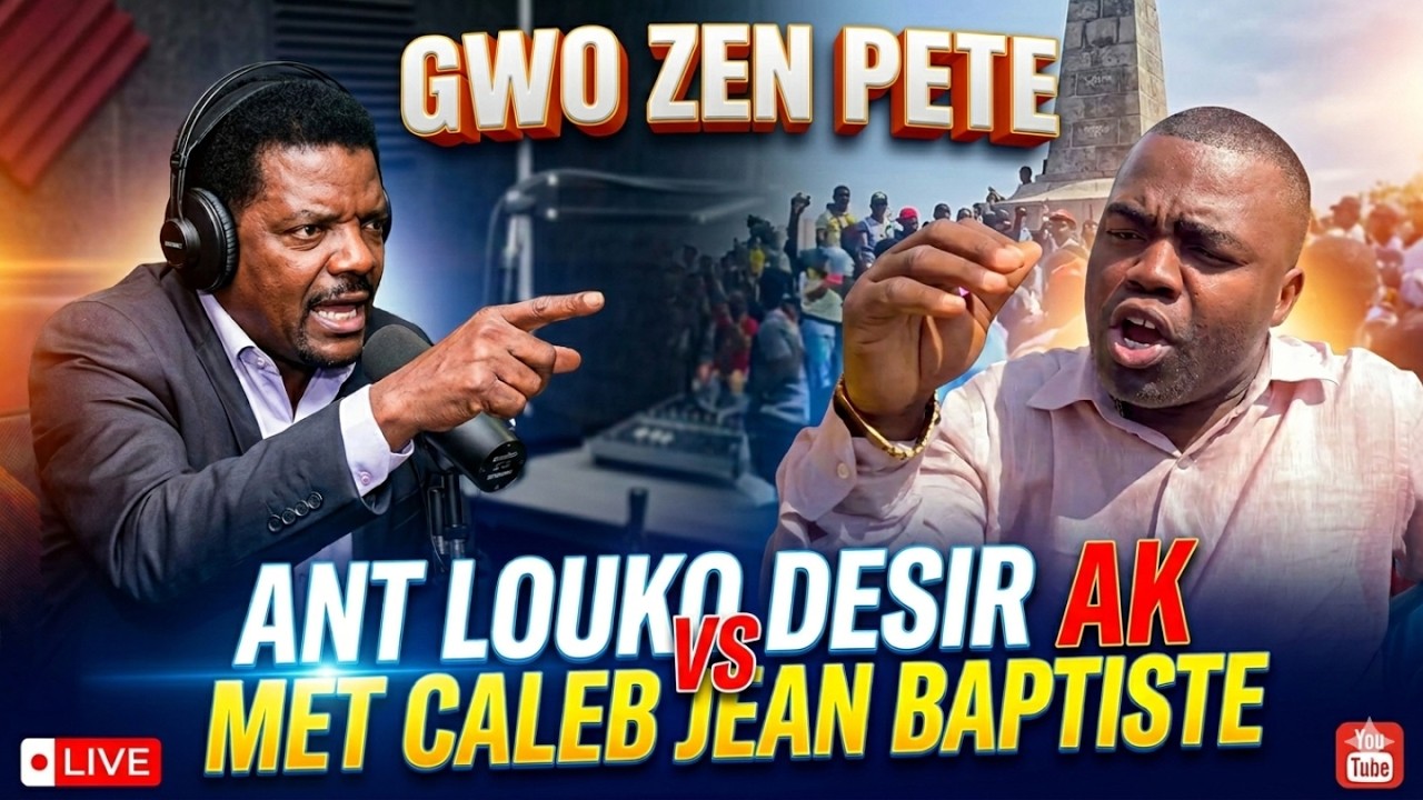 Mezanmi GWO ZEN PETE ant LOUKO DESIR ak Mèt CALEB Jean Baptiste ak yon pastè pou LAJAN