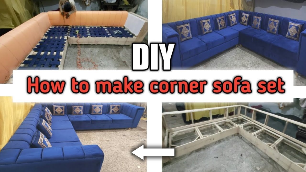 How to make corner sofa set | Corner sofa set design | Lshape sofa design 2025 #sofaset #sofa
