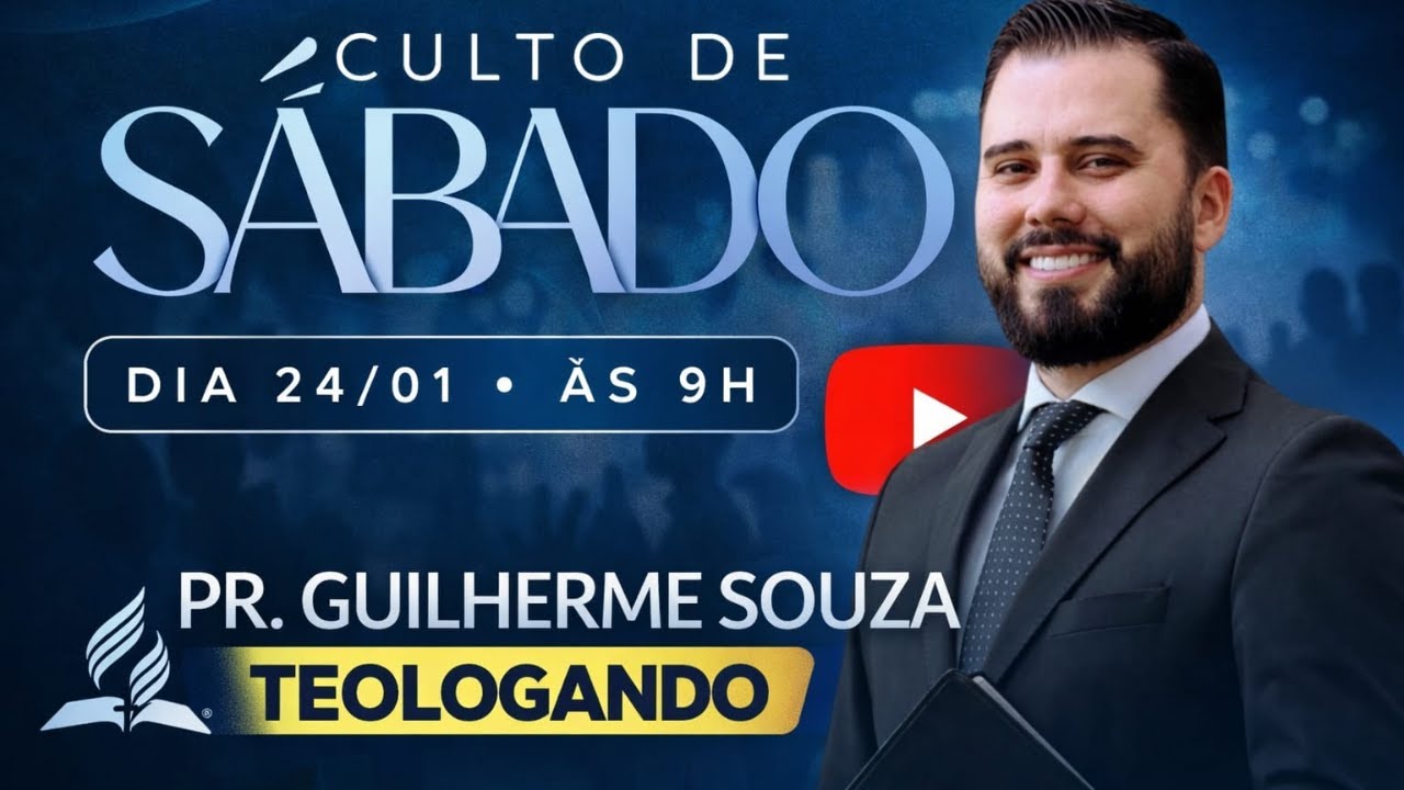 Culto Adventista Ao Vivo | Igreja Tremembé Colégio | Pr. Guilherme Souza | 24/01/2026