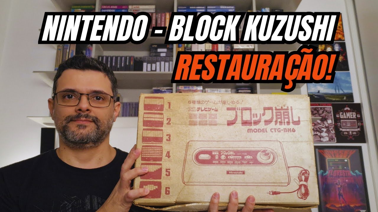 Restauração Completa: Nintendo TV Game Block Kuzushi!