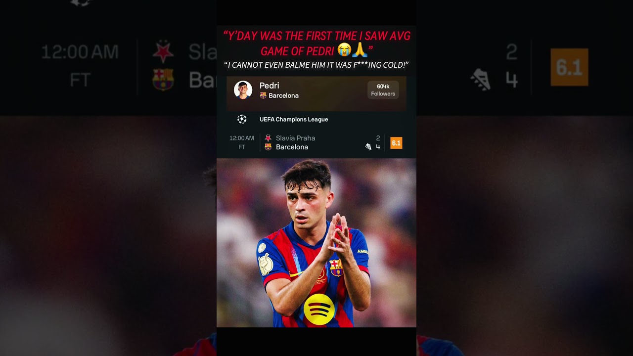 We hope he recovers fast from injury | PEDRI 