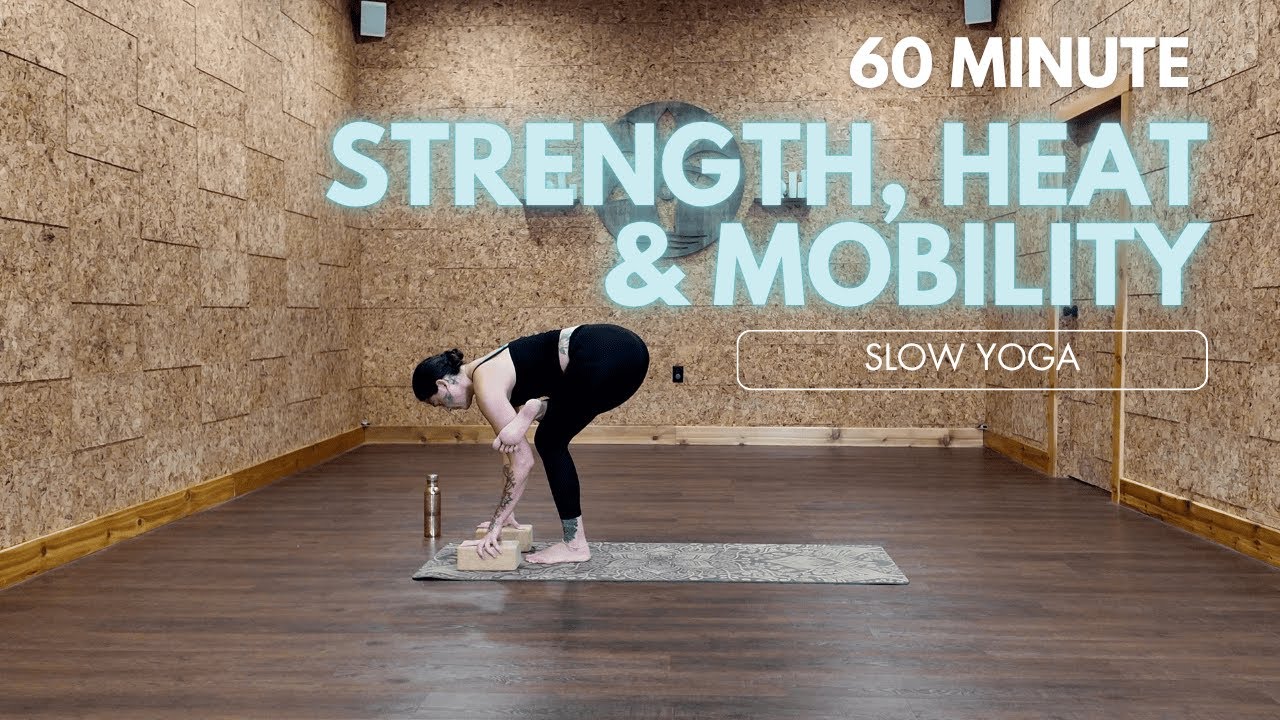 60-Min Slow Full Body Flow | Strength, Heat & Mobility