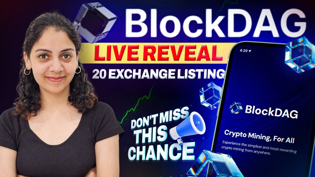 BlockDAG l BDAG Price Prediction l 20 Exchange Listing l BlockDAG Live Reveal