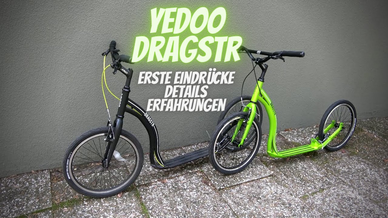 Yedoo Dragstr - Tretroller für Erwachsene - Footbike - Dogscooter