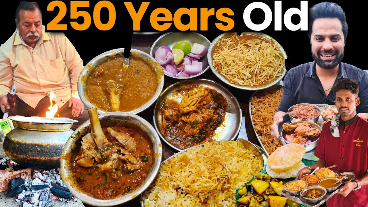 OLDEST India’s 250 Years Restaurant | Mutton Nalli Roast, Tunday Kababi, Bheja Fry, Mutton Nihari