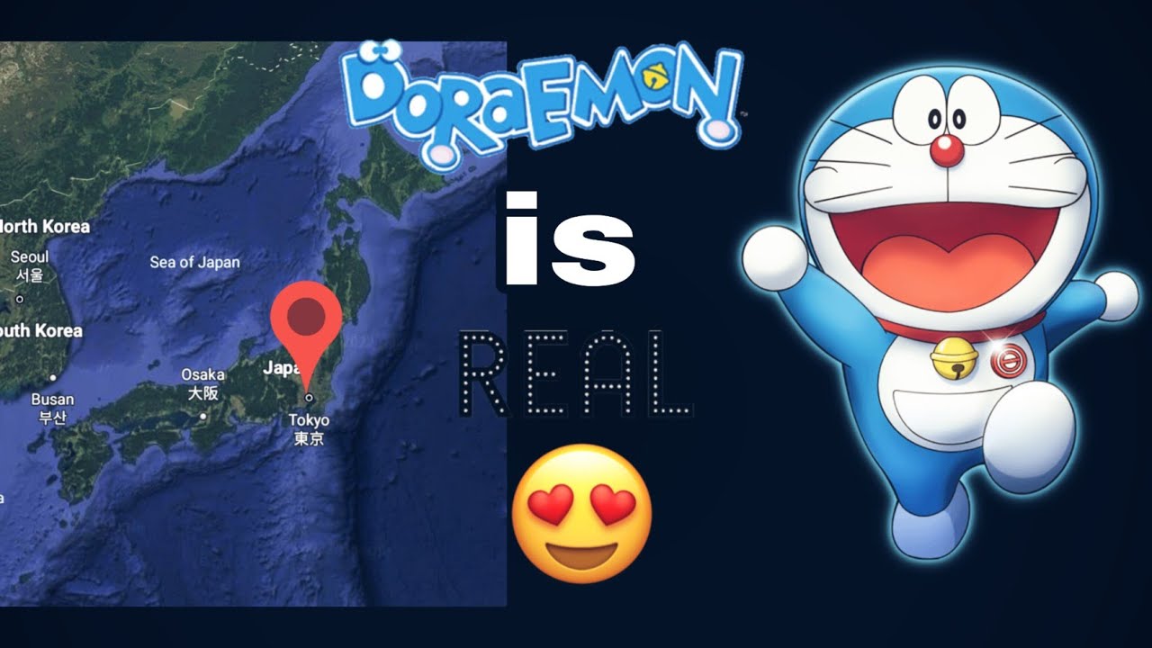 Doraemon is real 😍😍 !!!! Doraemon found on google earth