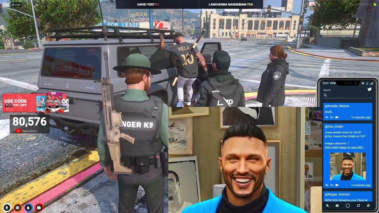 Clarkson & Baas Abusing Their Power on Crims with Garcia and Tyme Reducer | GTA RP NoPixel 3.0
