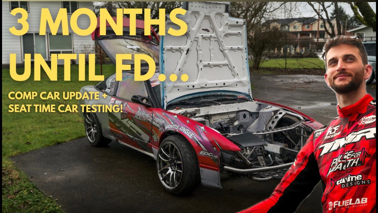 Seat Time VS Formula Drift Prospec. VQ s13 Test Day and Picking up my FD S13 From Fab!