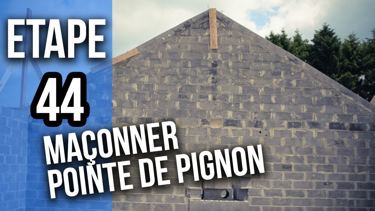Comment Maçonner une pointe pignon - Etape 44