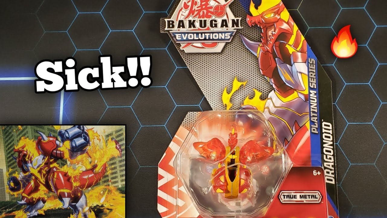 Bakugan Platinum Pyrus Dragonoid Opening!! (Evolutions)