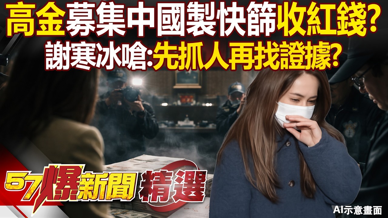 高金素梅涉3大弊案「募集中國製快篩」遭質疑收紅錢？！ 國安站突襲搜索「殺雞儆猴」謝寒冰嗆：先抓人再找證據？！ - 徐俊相【57爆新聞 精選】