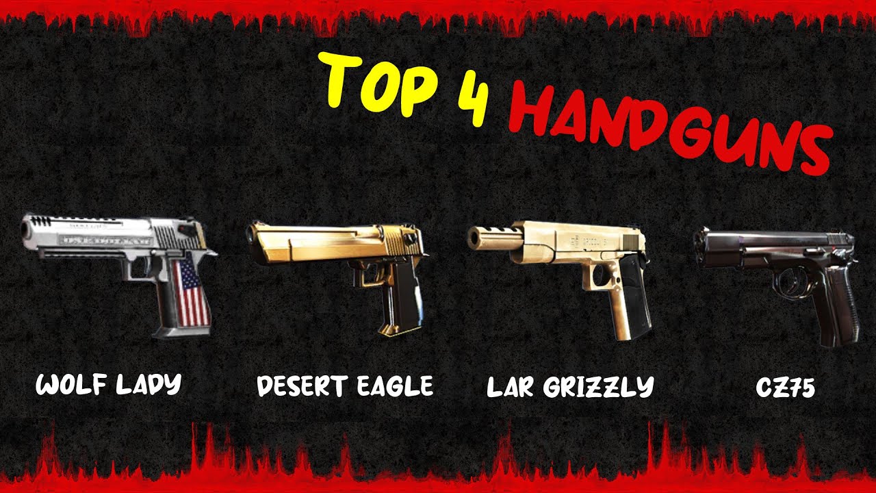 DEAD TRIGGER 2 : TOP 4 HANDGUNS