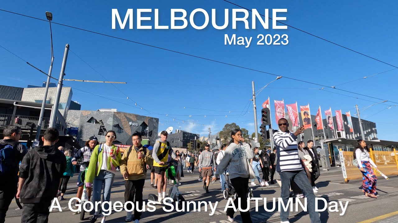Sunny Autumn Day in Melbourne 2023