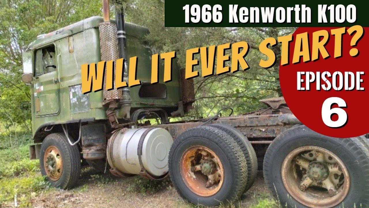 Kenworth K100 Cabover- Will it ever start?  Detroit 8V-71