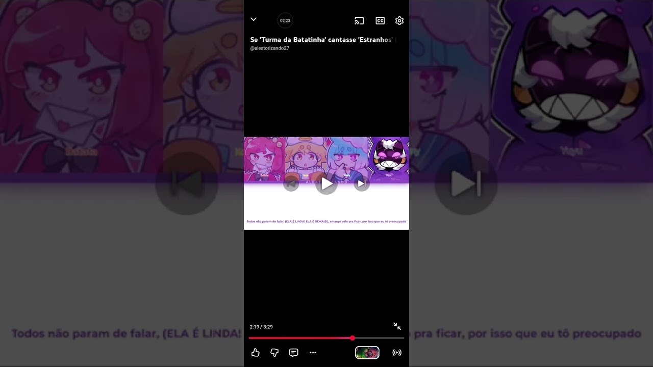 Se a turma da batatinha cantasse (ESTRANHOS)