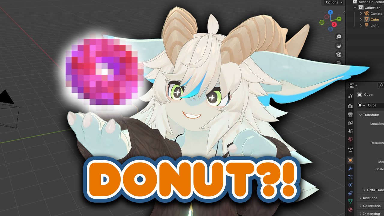 Making a DONUT in Blender! Part 2