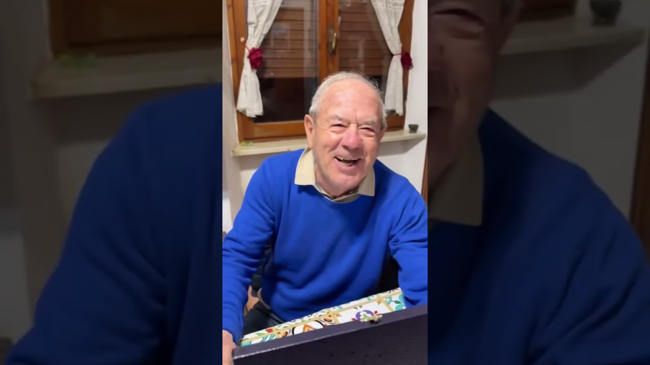 Sorpesa a NONNO FAUSTINO🐊♥️🥲