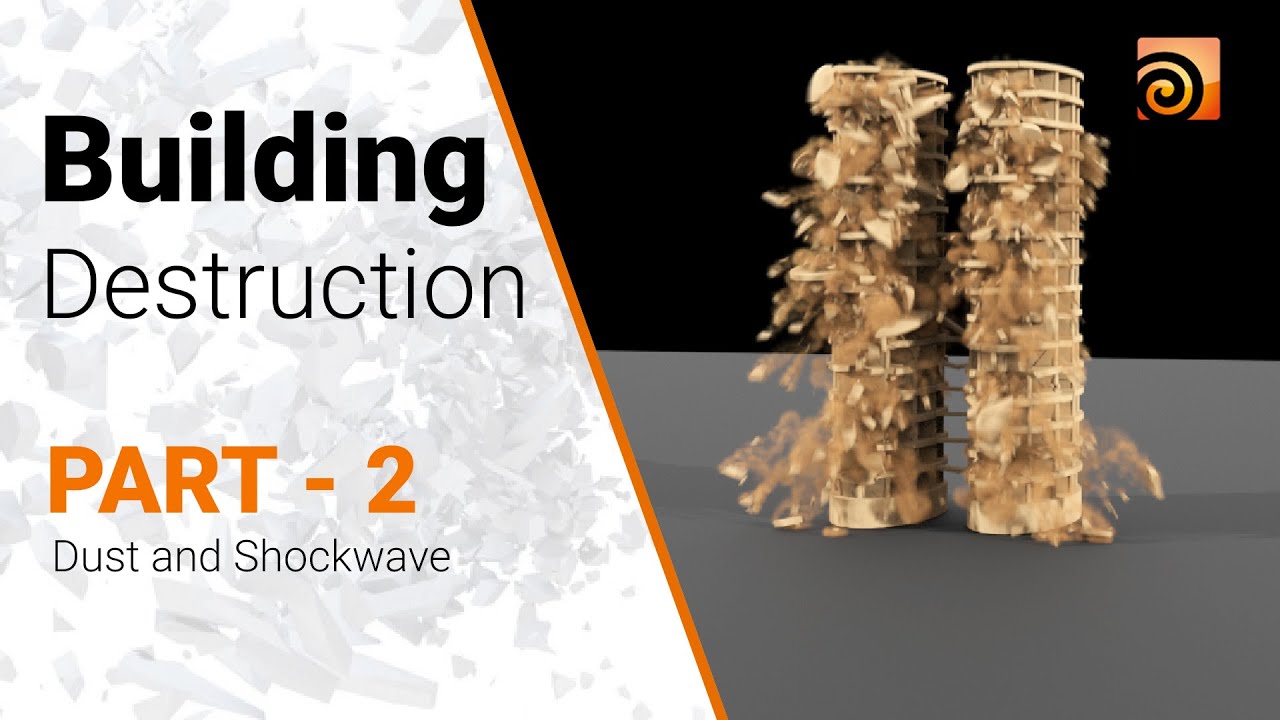 Building Destruction and Dust Tutorial - Part 2 | Houdini