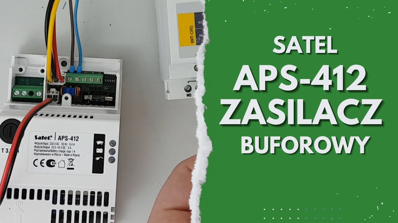 Zasilacz buforowy APS-412 podłączenie i konfiguracja. Jak podłączyć prawidłowo.