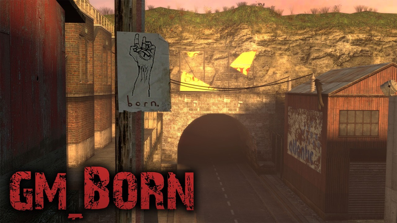 GMOD VR: Исследование gm_Born (Что здесь произошло?)