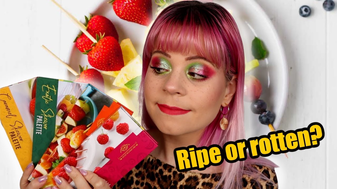 Fruity eyeshadow palettes? Hmmm 🤔 | Trying the skewer bundle from Dede's Signature