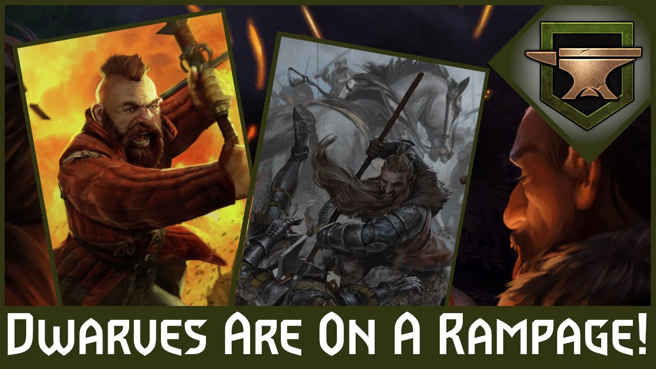 Buffed Dwarves Are Awesome! (Gwent Mahakam Forge Scoia'tael Deck)