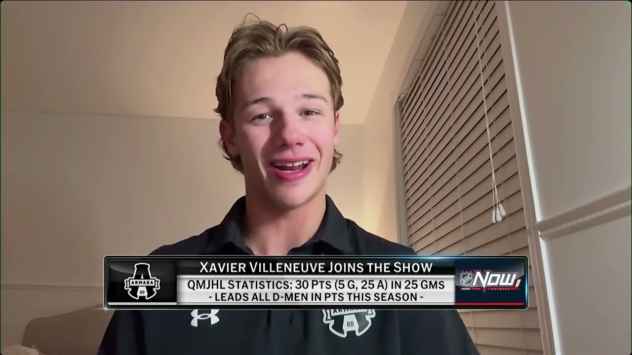 2026 NHL Draft top prospect Xavier Villeneuve joins NHL Now