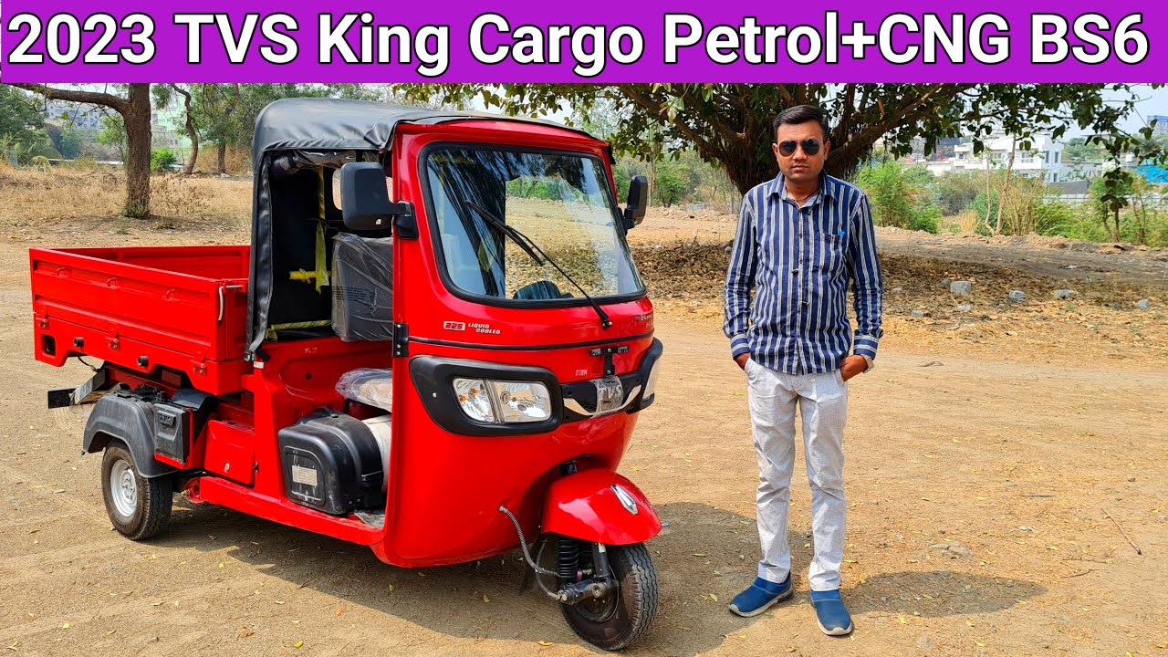 😍2023 New TVS King Cargo CNG💥 Detailed Hindi Review