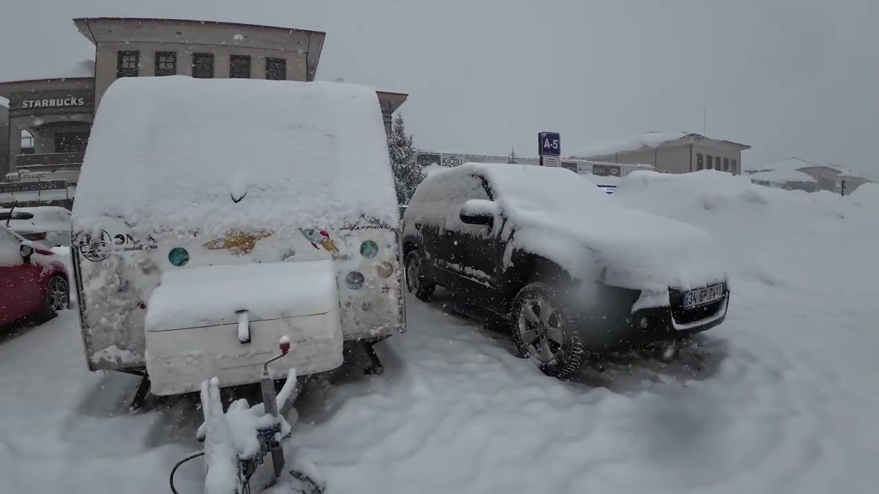 Bolu yaylalarinda kamp yapalim dedik otoparkta mahsur kaldık 