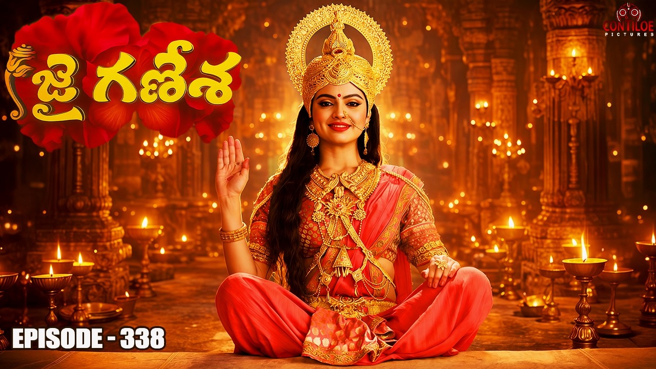 Jai Ganesha Episode No 338 | మాతా శైలపుత్రి జననం | Contiloe Studios Telugu #jaiganesha