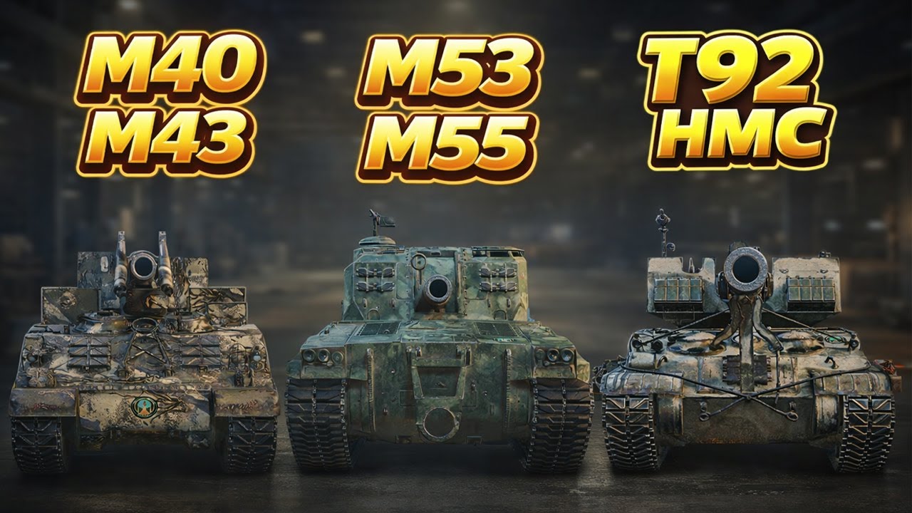 Arty Mastery Best Shots with M40/M43, M53/55 and T92 HMC