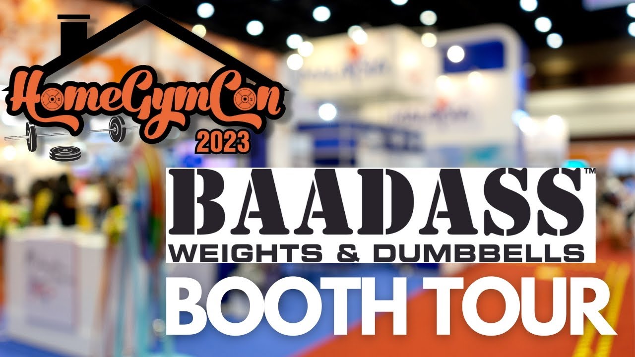 Baadass Weights Booth Tour from HomeGymCon 2023