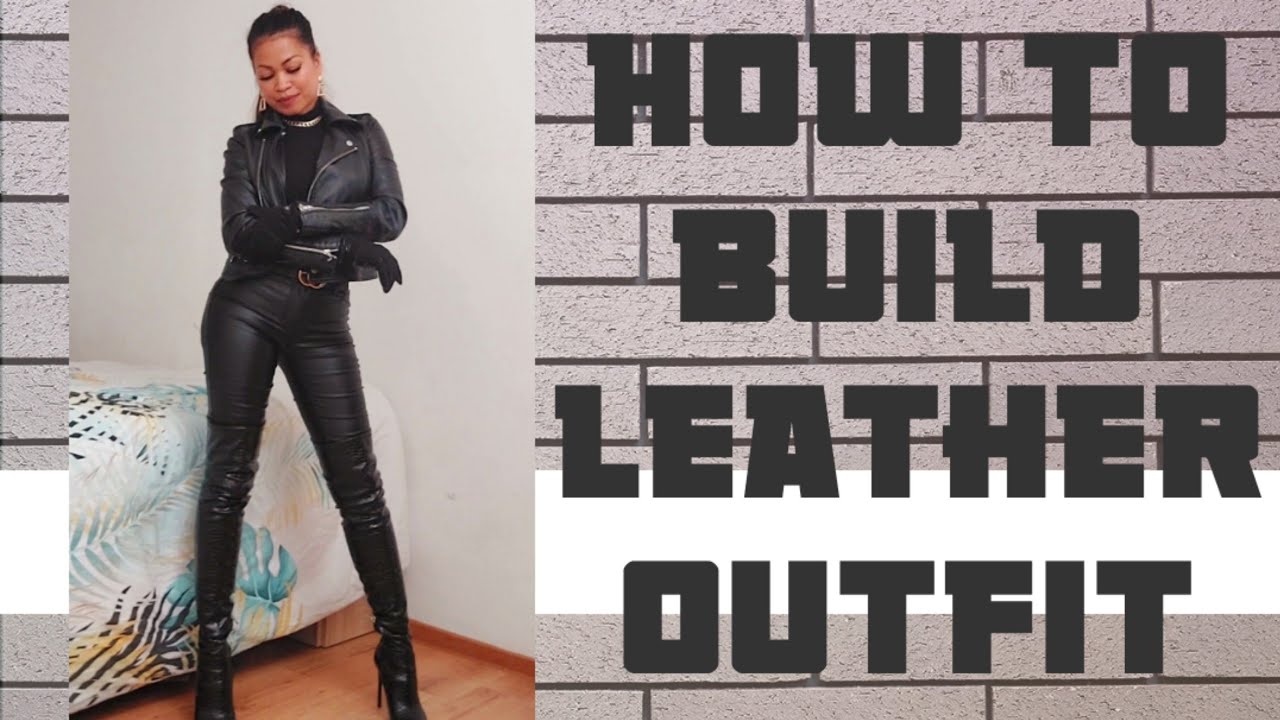 How to build leather outfit  | ft. Oakwood Leather & Steve madden boots | Lerma Brijana 💕