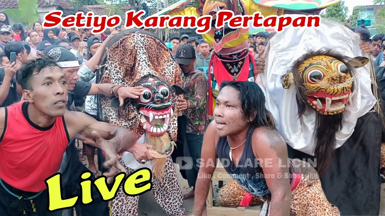 🔴📡 Live Jaranan Setiyo Karang Pertapan | Idinan Desa Tamansari Kec. Licin