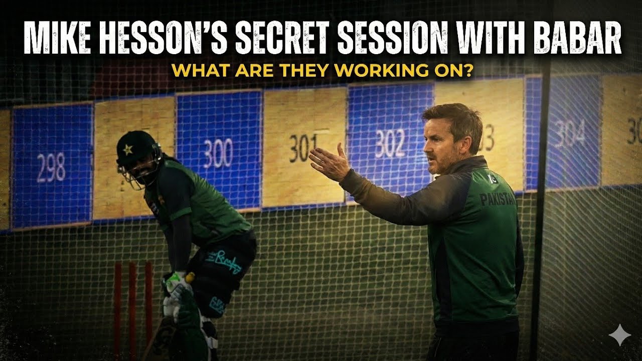 Mike Hesson special work with Babar Azam in Net session | Babar New shot against Spinners 