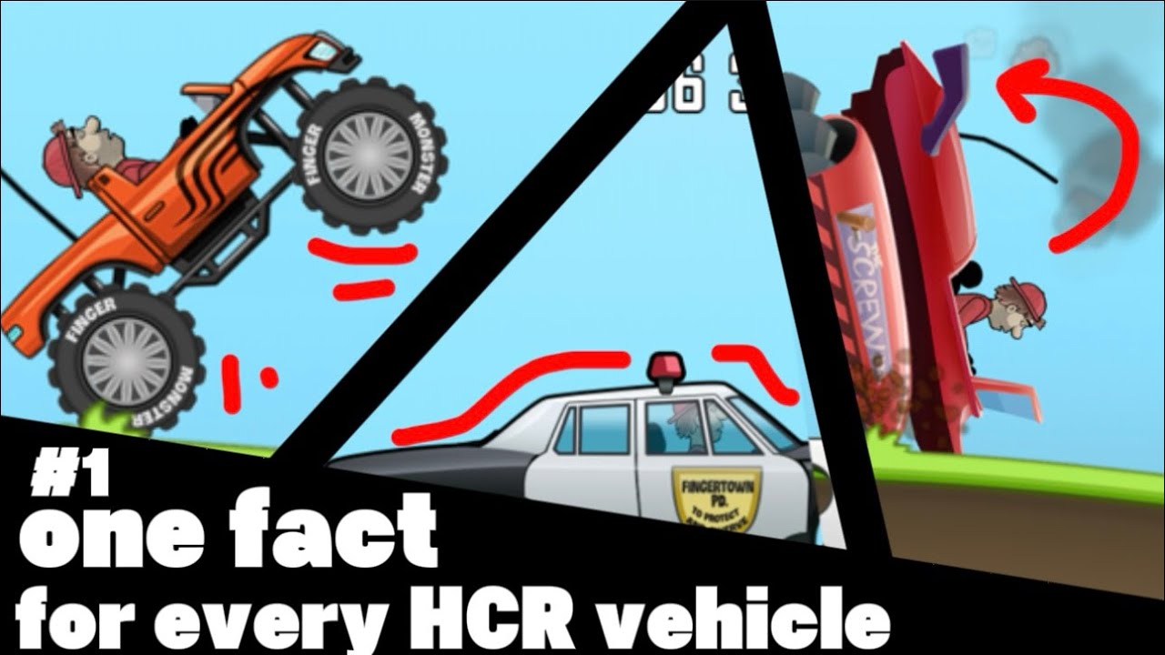 Hill Climb Racing | One fact for every vehicle #1 | By ContiX