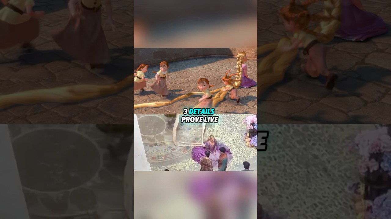 Three details prove live-action Tangled perfectly recreated the animation.#fyp #movie