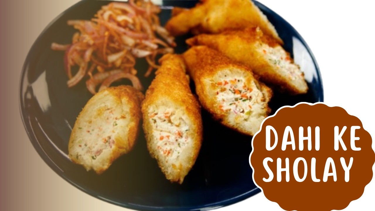 दही के शोले बनाने का सबसे आसान तरीका | Dahi ke Sholay | Bread Curd Roll |Dahi Kabab | @Meenusrecipes