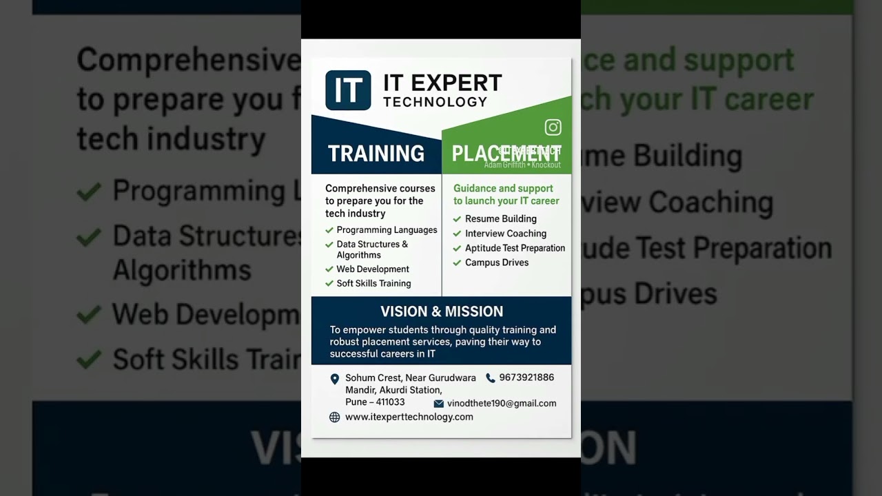 IT Expert Technology - Corporate Training & Placements