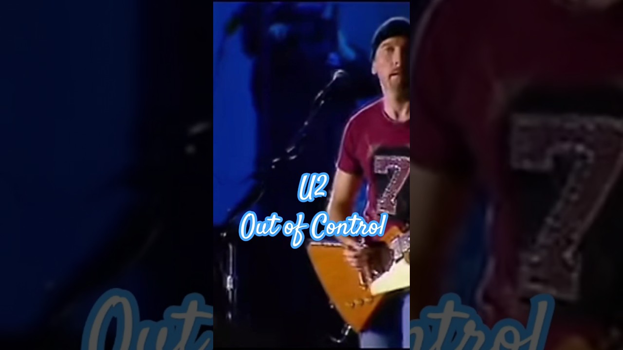 U2 Edge's best live Guitar solos serie  "Out of Control"