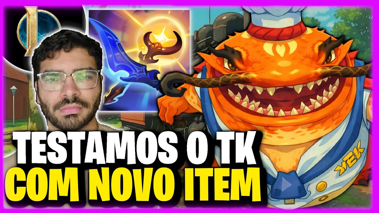 TESTANDO O NOVO ITEM NO TK | League of Legends | TAHM KENCH VS KAYLE