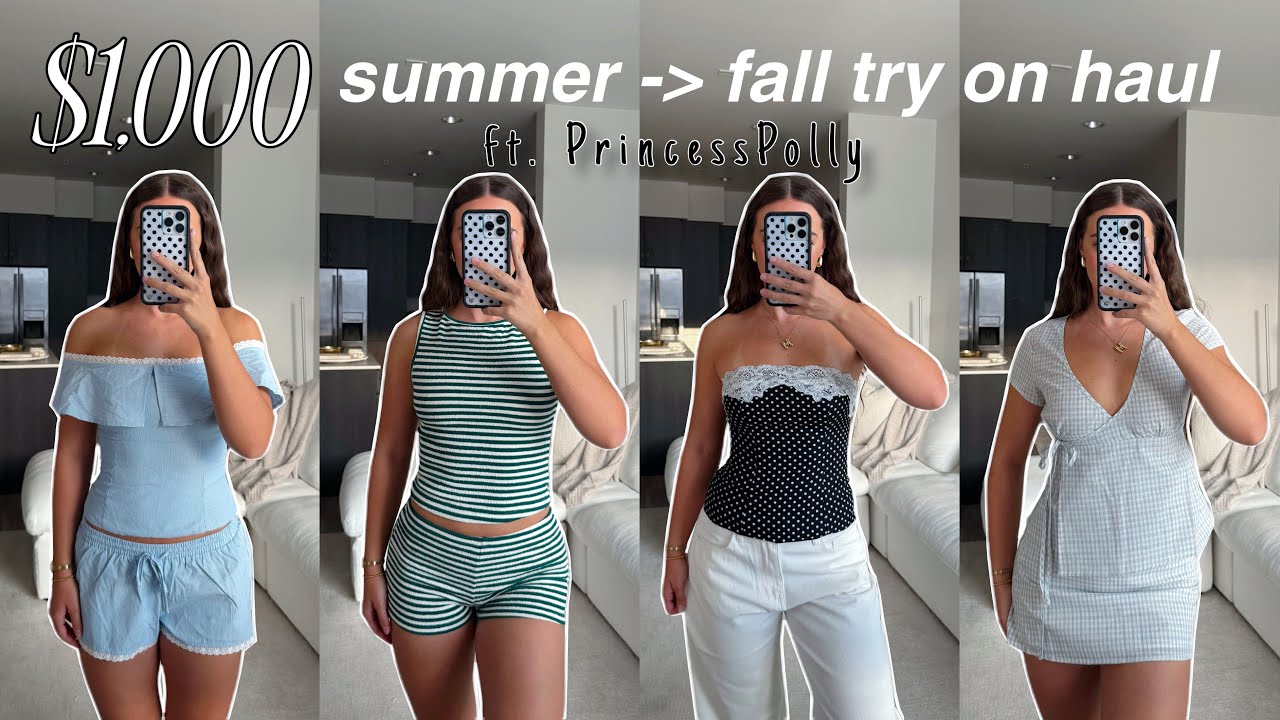 SUMMER INTO FALL CLOTHING HAUL // PRINCESSPOLLY + DISCOUNT CODE